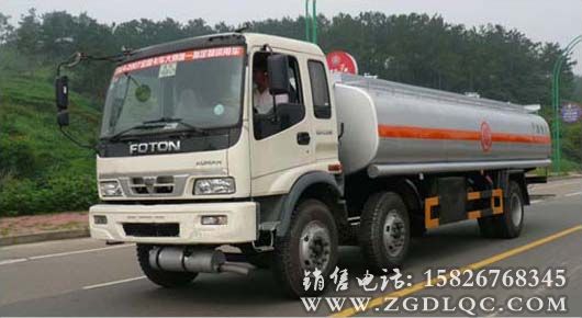 歐曼前雙后單加油車